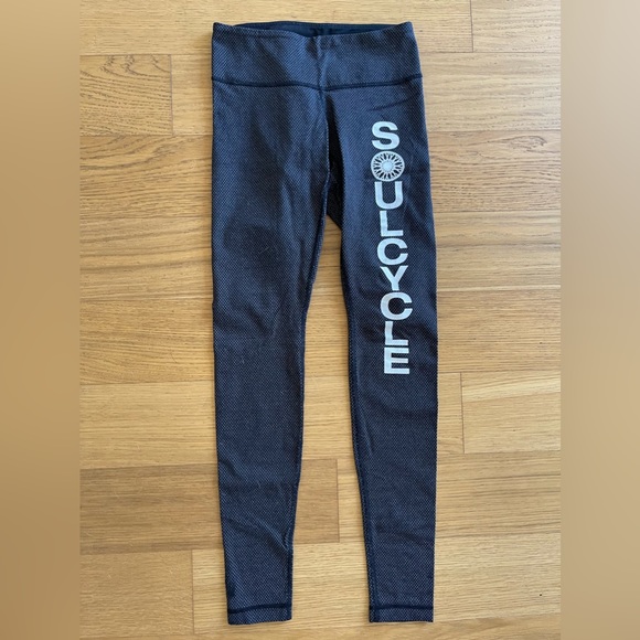 Lululemon Soul Cycle Patterned Leggings Sz 4 - Picture 6 of 7
